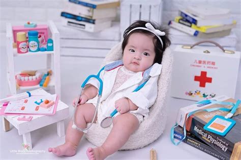 Pin By Little Bratz Photography On Baby Doctor Photoshoot Baby Girl