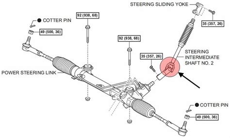 Toyota Intermediate Steering Shaft Grease
