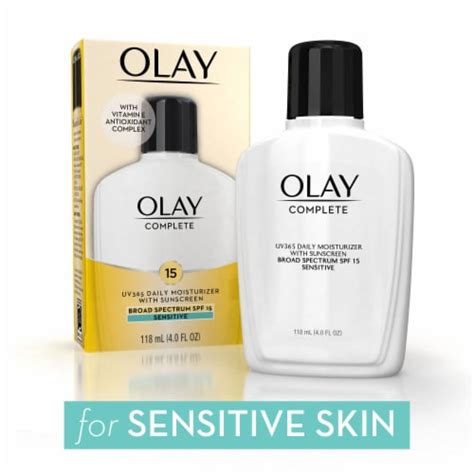Olay Complete Sensitive Face Lotion Moisturizer With Spf 15 4 Fl Oz