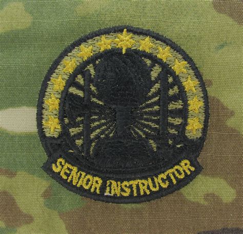 Instructor Army Occupational Ocp Qualification Badge Military