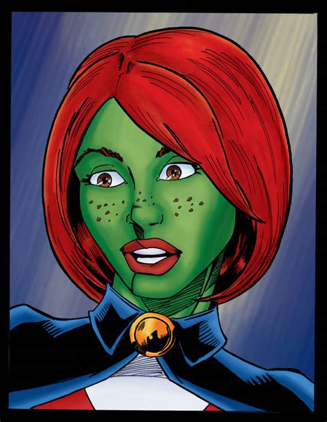 Miss Martian Colored By Ninjaspidey On Deviantart