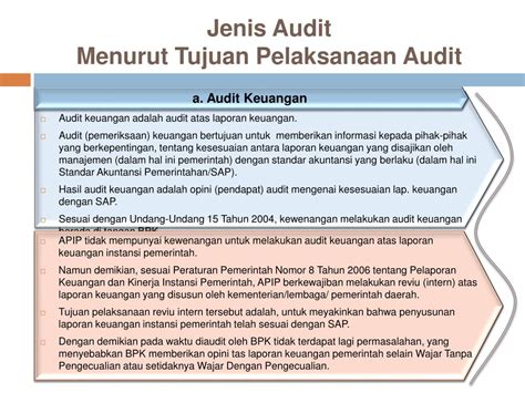 Ppt Pengertian Jenis Tujuan Manfaat Dan Risiko Dalam Audit