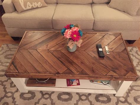 Rustic X Coffee Table With Pallet Wood Ana White