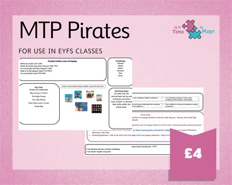 Eyfs Medium Term Planning Pirates Is It Time To Play