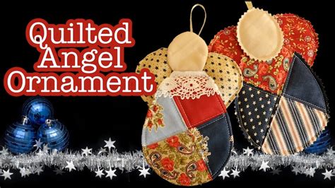 Quilted Angel Christmas Ornament Pattern Instant Pdf Pattern Etsy