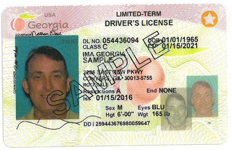 Printable Blank Georgia Drivers License Template Memoryplm