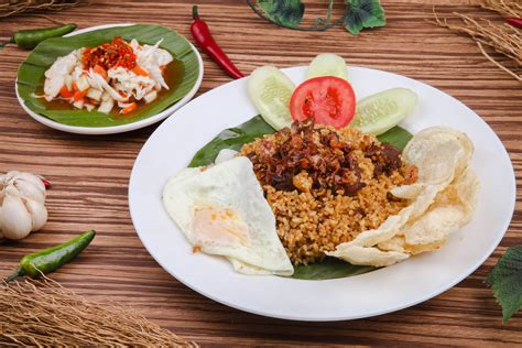 Nasi Goreng Kambing Traditional Rice Dish From Malaysia Southeast Asia
