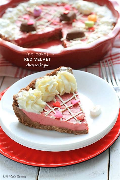 No Bake Red Velvet Cheesecake By — Lifemadesweeter