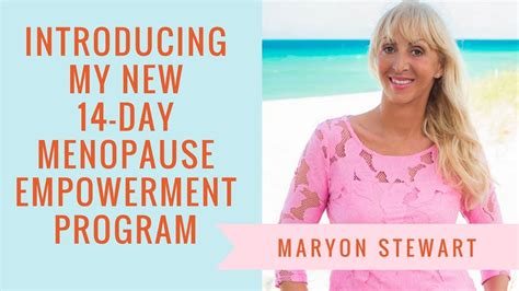 Introducing My New 14 Day Menopause Empowerment Programme Maryon