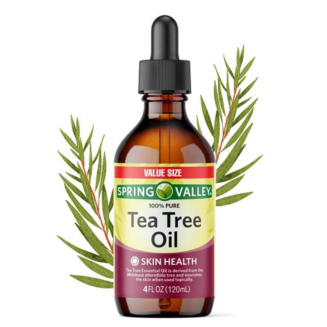 Spring Valley 100 Pure Tea Tree Oil For Skin Health Liquid Supplement