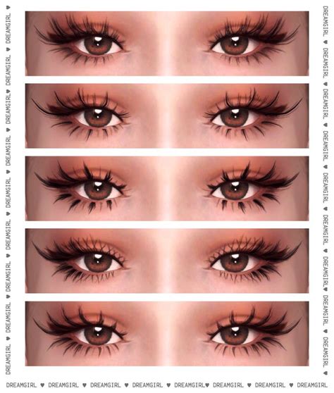 3d Lashes Ver 6 By Dreamgirl The Sims 4 Download Simsdomination