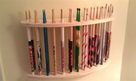Drum Stick Display Drumstick Holder Hold 13 Pair Custom Made New Solid