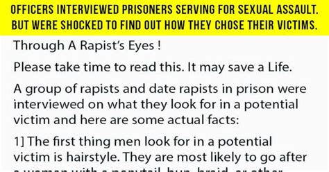Officers Interviewed Prisoners Serving For Sexual Assault But Were Shocked To Find Out How They