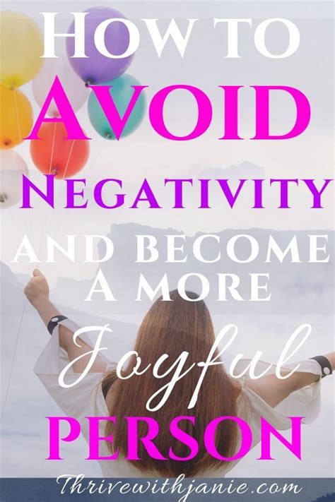 How To Stop Negative Thoughts Thrive With Janie Finding Joy Tips