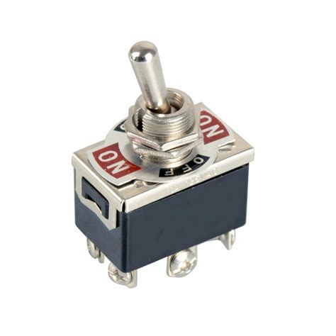 Dpdt 6 Pin 3 Position Onoffon Metal Toggle Switch 240v15a 120v20a