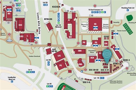 Map Of Bcc Campus