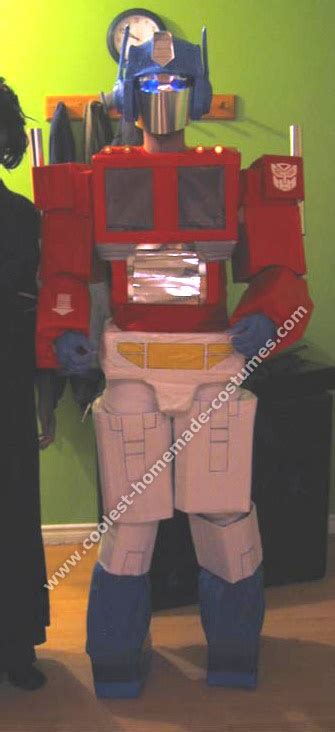 50 Coolest Homemade Optimus Prime Costume Ideas Optimus Prime Costume Transformer Halloween