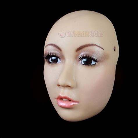 Sh 1 Crossdress Masquerade Cosplay Realistic Femalegirl Silicone Half Face Maskprops Fixed