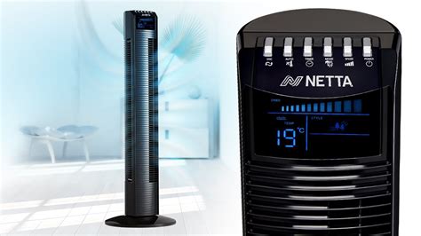 Netta Tower Fan 36 Inch Oscillating With Remote Control Led Display