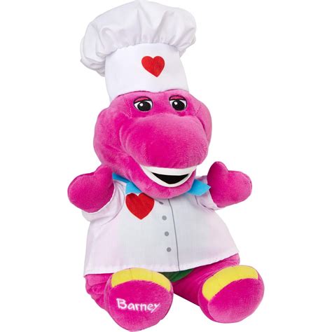 Barney Chef Hat With 12 Inch Plush Career Barney Figure