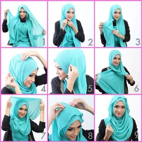 How To Wear Party Hijab Step By Step