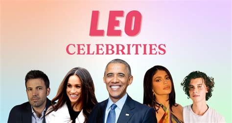 21 Famous Celebrities With The Leo Zodiac Sign So Syncd