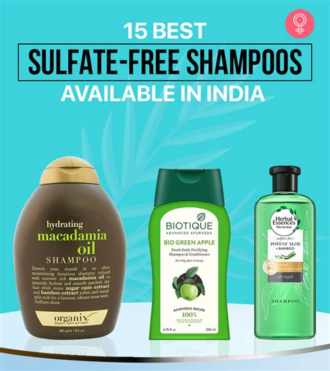 15 Best Sulfate Free Shampoos Available In India