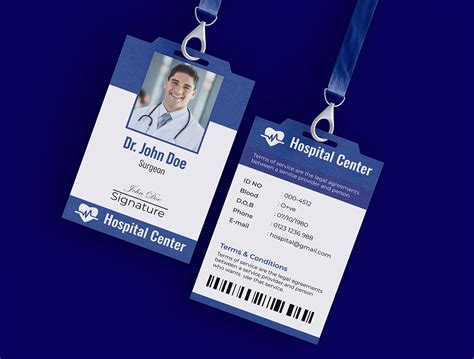Hospital Id Card Template