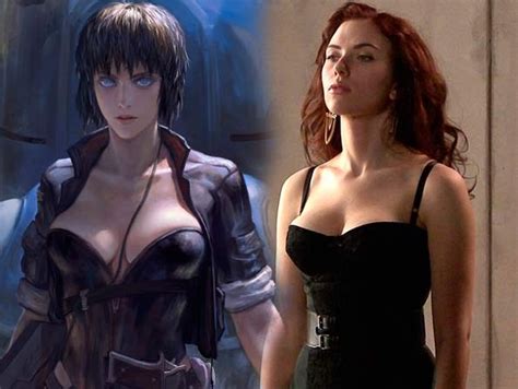 Scarlett Johansson As Motoko Kusanagi In Ghost In The Shell First Look The Fappening