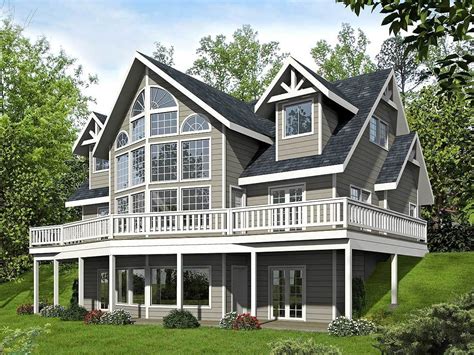 Two Story Window Wall 35532GH Architectural Designs House Plans