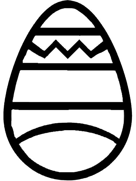Free Easter Egg Template Clipart Best