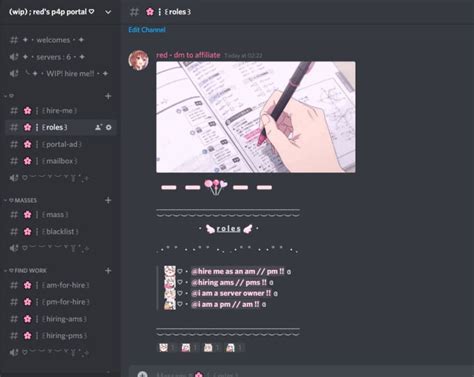 Make An Anime Themed Discord Server For You By Foxkitten