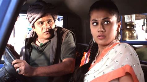 Sahasam Comedy Scene Gopichand And Taapsee Waiting For Kaimath Raja