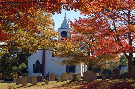 Country Church In Autumn Photograph By Leann Williams Pittman
