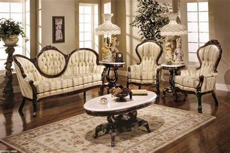 Victorian Living Room Furniture Set