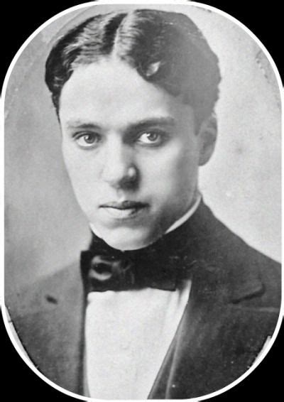 A Young Charlie Chaplin In His Early 20s When He Was With The Fred