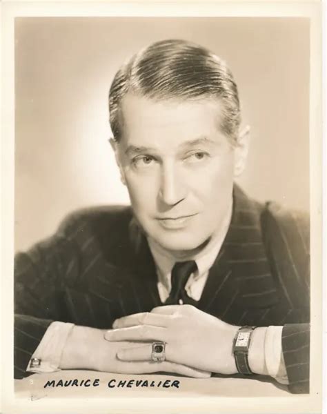 Maurice Chevalier Original Vintage 1930s Fox Studio Portrait Photo 19