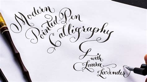 Modern Pointed Pen Calligraphy Craftsy