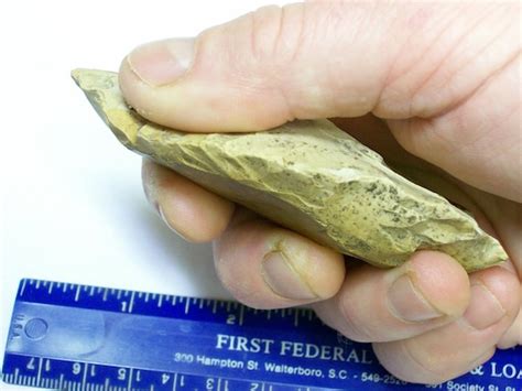 South Carolina Indian Artifacts Flaked Hand Tool