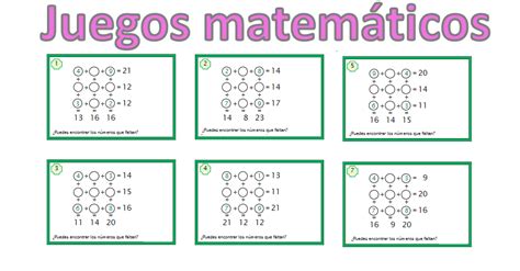 Juegos Matemáticos Para Primaria 3×3 Sumas
