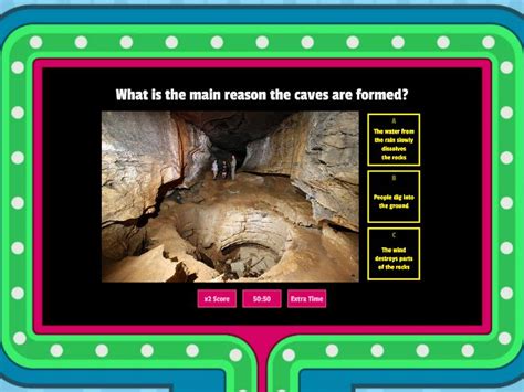 Caves Gameshow Quiz