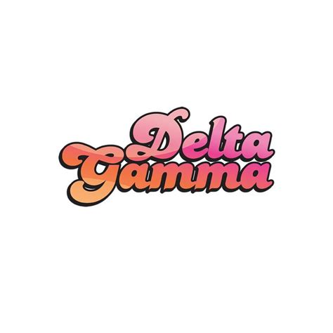 Delta Gamma Sticker 3 Delta Gamma Delta Gamma