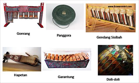 Nama Gambar Alat Musik Tradisional Dari Sumatera Utara