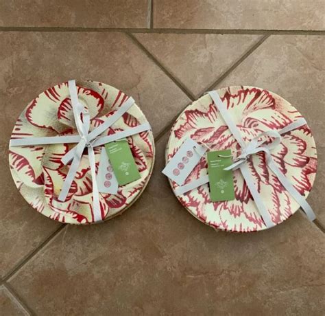 John Derian Target Melamine Salad Plate Set Floral Print 2 Sets Of 4