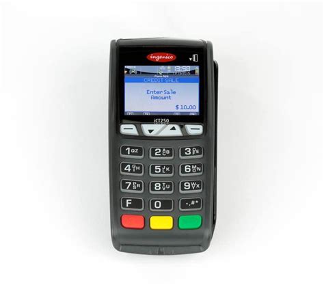 Ingenico Ict250 Credit Card Terminal Belulsd