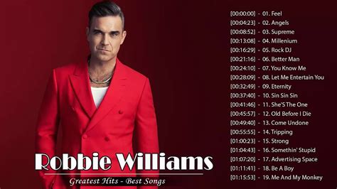 Robbie Williams Greatest Hits Robbie Williams Best Songs Robbie Wil