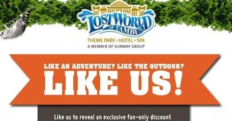 Guests will have to present these printed tickets at the lost world tambun over the counter in exchange of the admission wristbands. 50% OFF Lost World of Tambun Theme Park Tickets Promotion ...