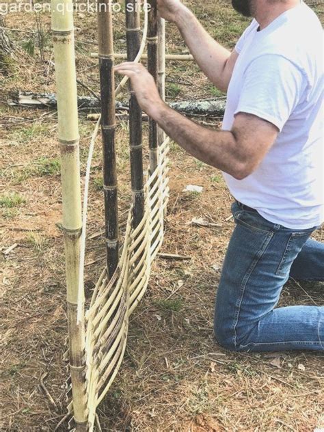 Bamboo Fence Diy Learn How To Make Your Own Bamboo Fence In Easy Steps
