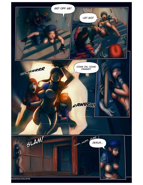 Image Forevernyte Jill Valentine Resident Evil Yawn Chirpy Artist Comic Zombie