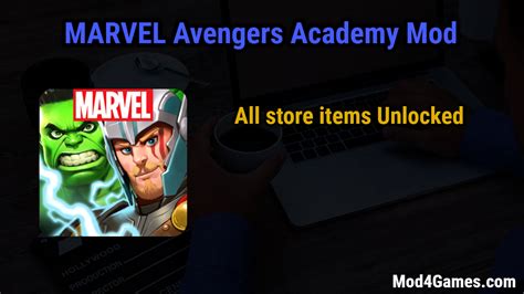 Marvel Avengers Academy Mod All Store Items Unlocked